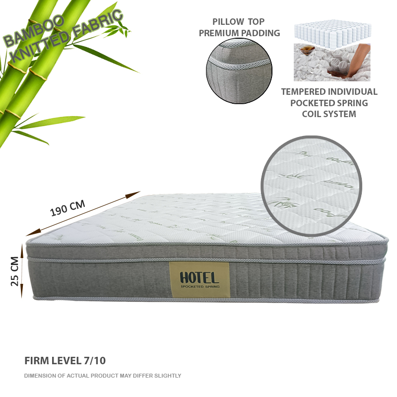 10 Inch Bamboo Pocketed Spring Mattress 1 A copy